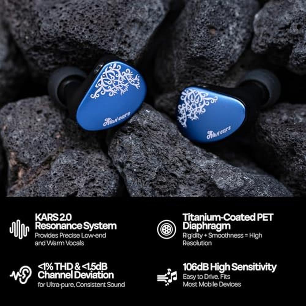 Linsoul Kiwi Ears Cadenza II 10mm Titanium Driver in Ear – Close-up Detail
