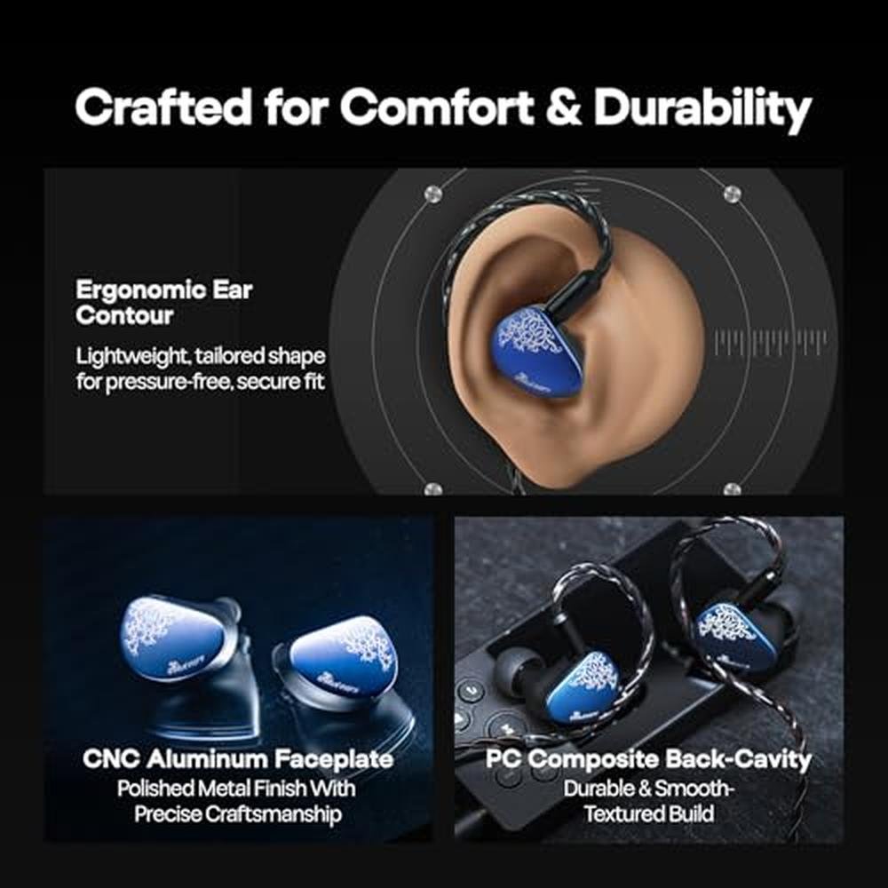 Linsoul Kiwi Ears Cadenza II 10mm Titanium Driver in Ear – Packaging