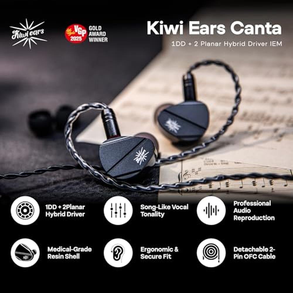 Linsoul Kiwi Ears Canta in Ear Monitor – Side View