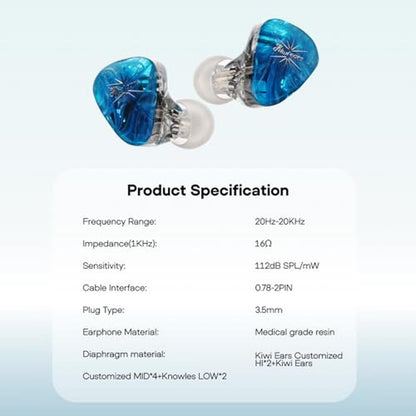Linsoul Kiwi Ears Orchestra Lite Performance Custom 8BA – Packaging