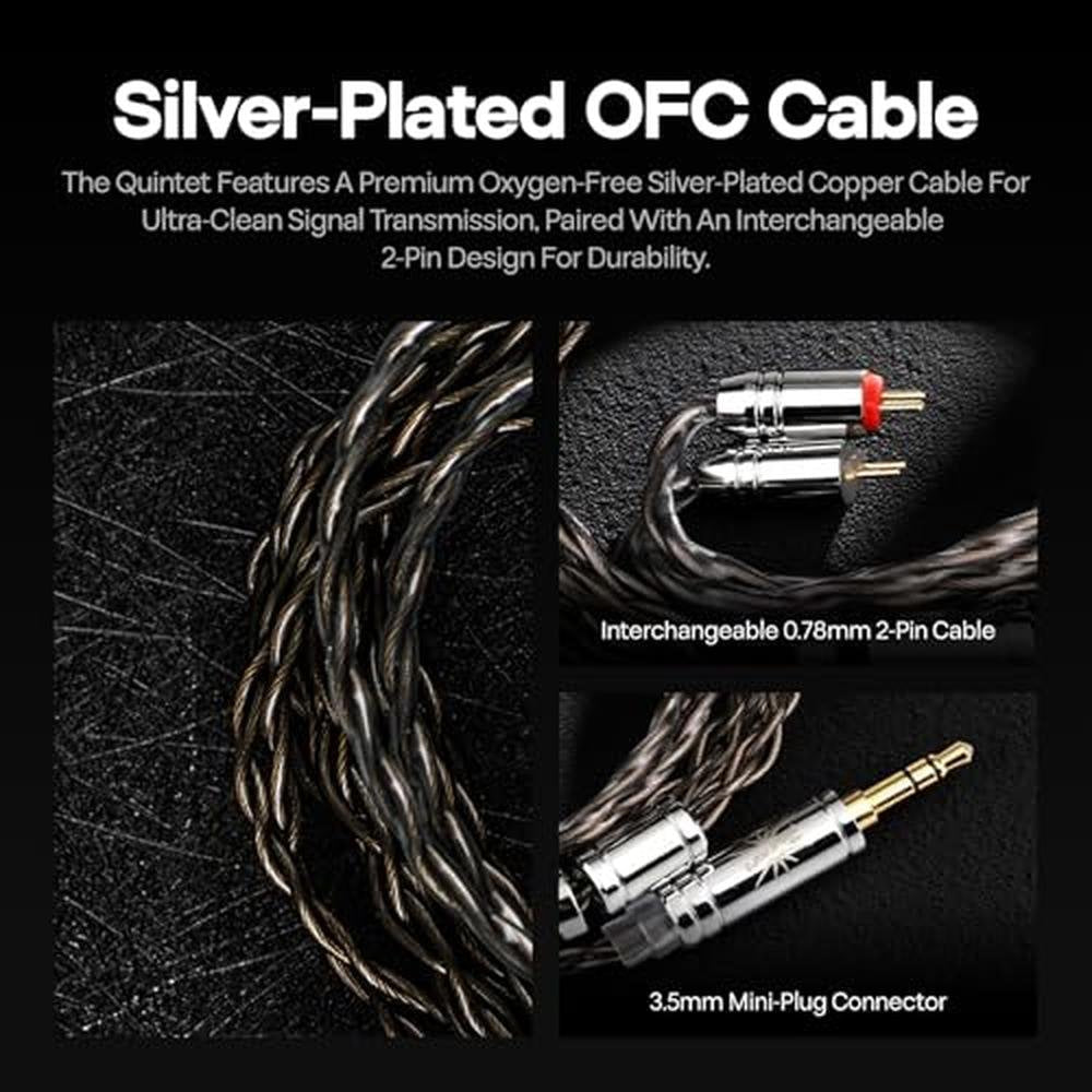 Linsoul Kiwi Ears Quintet in Ear Monitor – In Use