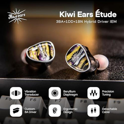 Linsoul Kiwi Ears tude in Ear Monitor – Side View