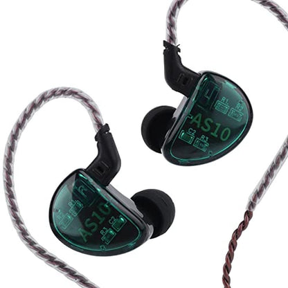 Linsoul KZ AS10 5BA HiFi Stereo in-Ear Earphone High – Close-up Detail