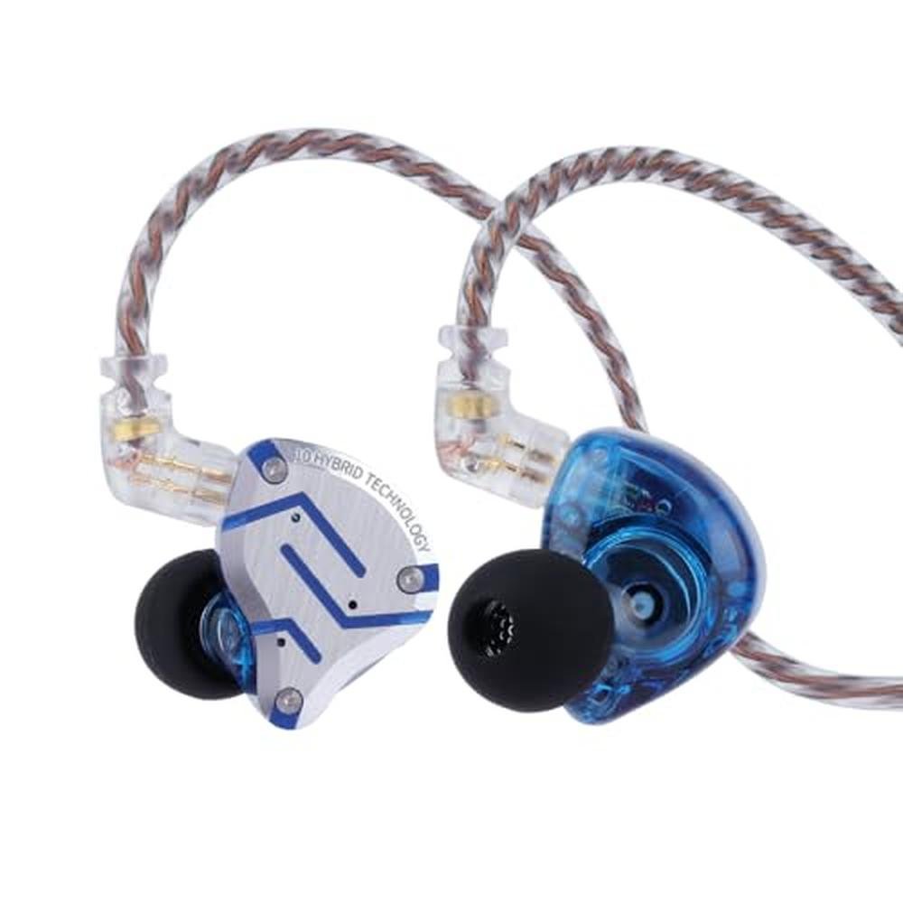 Linsoul KZ ZS10 Pro: 4BA+1DD 5 Driver in Ear Monitor – Front View