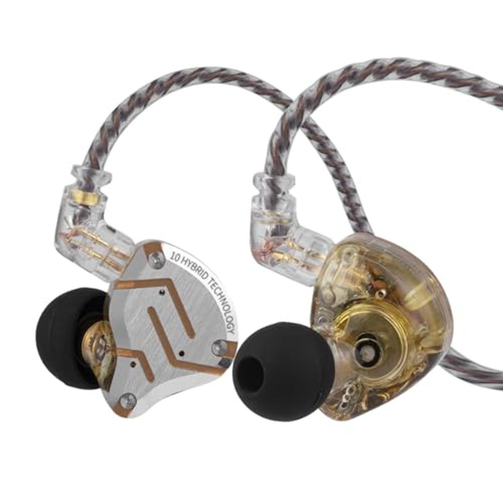 Linsoul KZ ZS10 Pro: 4BA+1DD 5 Driver in Ear Monitor – Front View