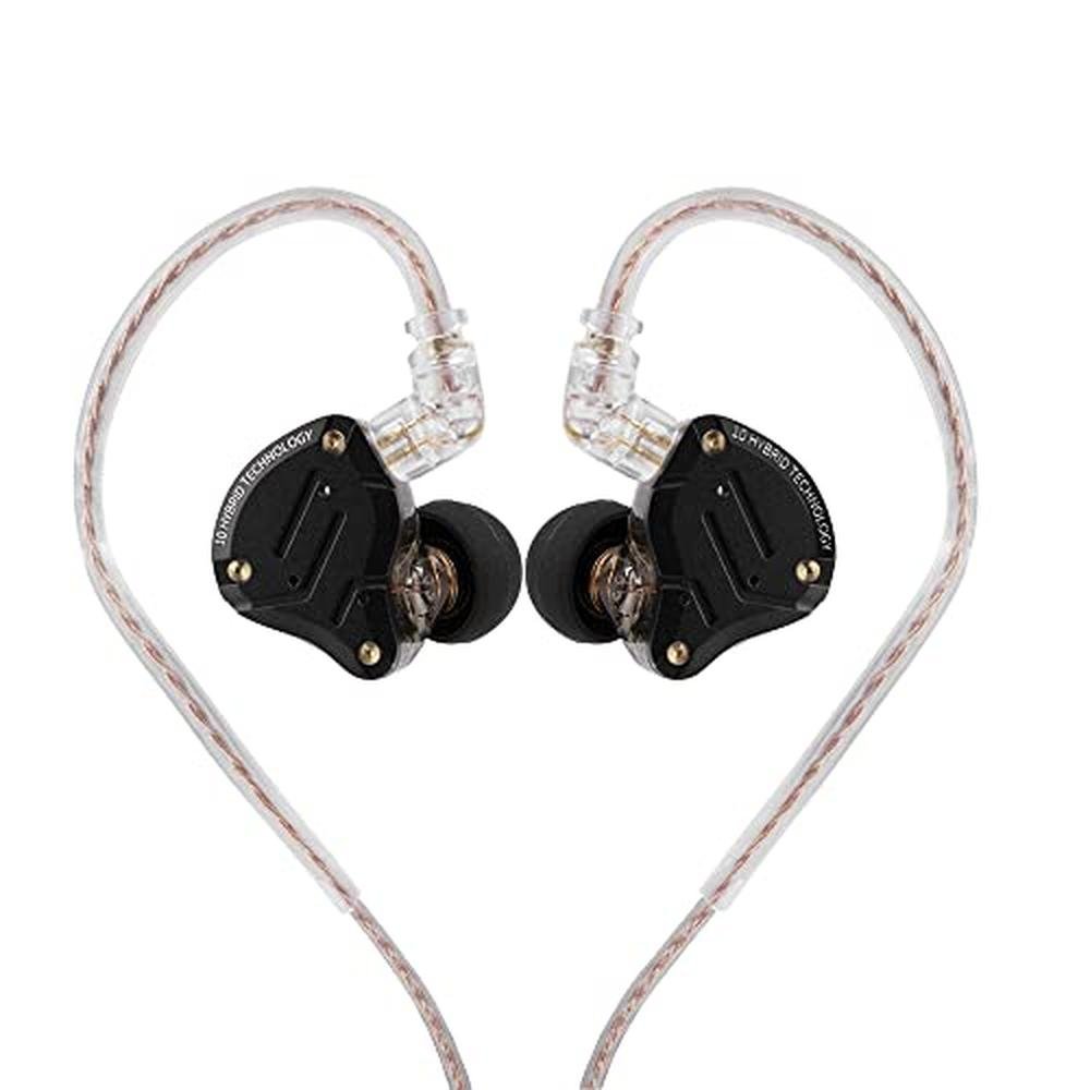 Linsoul KZ ZS10 Pro: 4BA+1DD 5 Driver in Ear Monitor – Front View