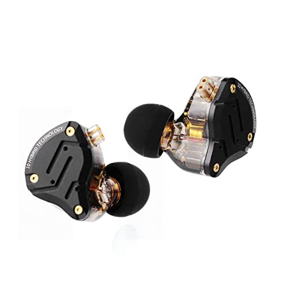 Linsoul KZ ZS10 Pro: 4BA+1DD 5 Driver in Ear Monitor – Front View