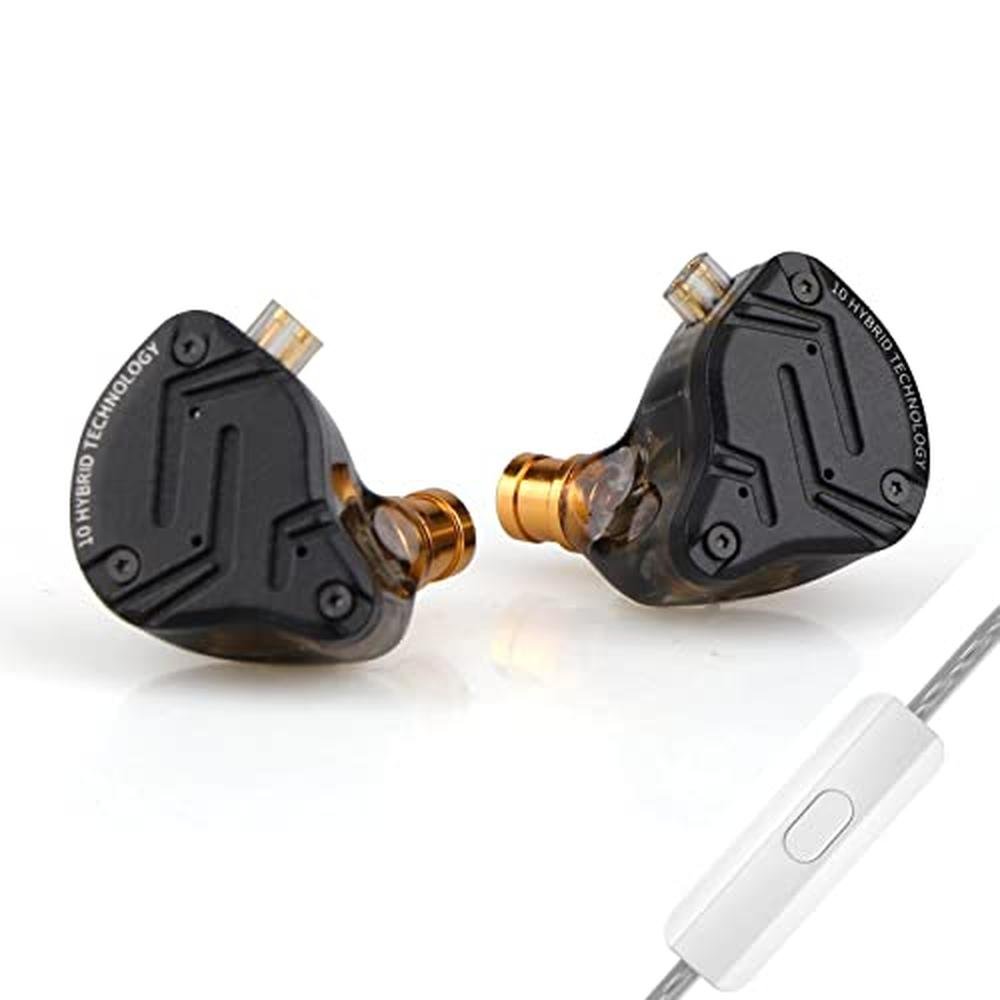 Linsoul KZ ZS10 PRO X Upgraded 1DD+4BA Hybrid Driver HiFi – Front View