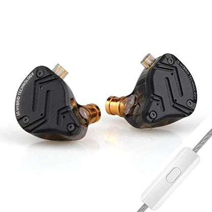Linsoul KZ ZS10 PRO X Upgraded 1DD+4BA Hybrid Driver HiFi – Front View