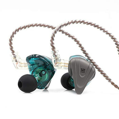 Linsoul KZ ZSX 5BA+1DD 6 Driver Hybrid in-Ear HiFi – Front View