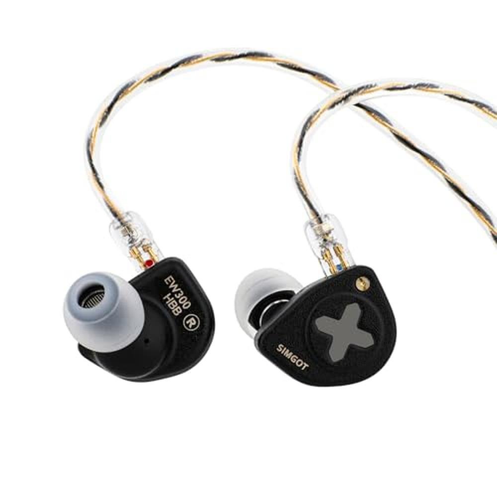 Linsoul SIMGOT EW300 1DD+1Planar+1PZT Hybrid Driver in Ear – Front View