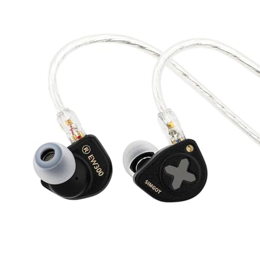 Linsoul SIMGOT EW300 1DD+1Planar+1PZT Hybrid Driver in Ear – Front View
