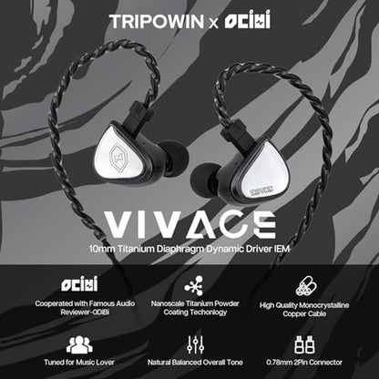 Linsoul Tripowin x 0DiBi: Vivace in Ear Monitor – Side View