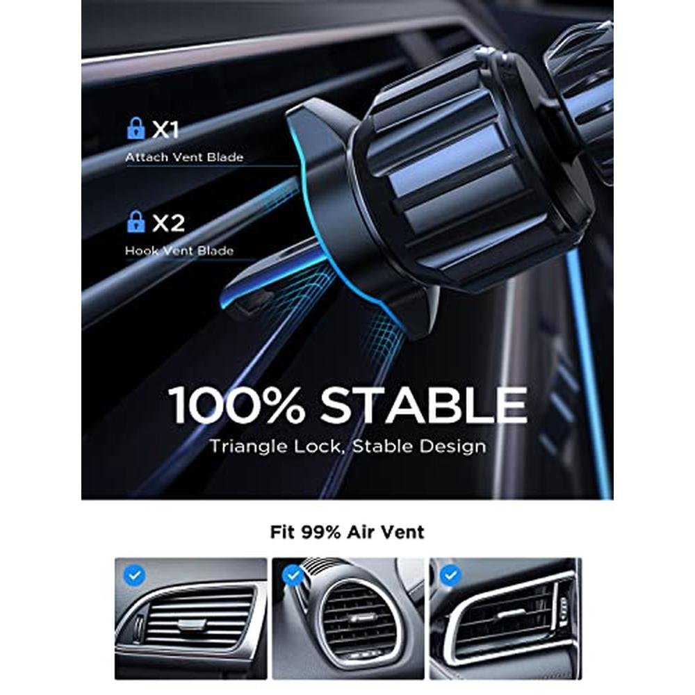 Car Phone Mount: Lisen Magsafe Car Mount Magnetic Car Phone – In Use