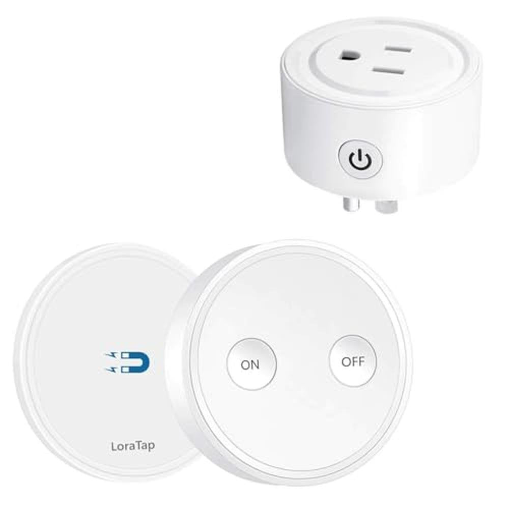 LoraTap Mini Remote Control Outlet Plug Adapter – Front View