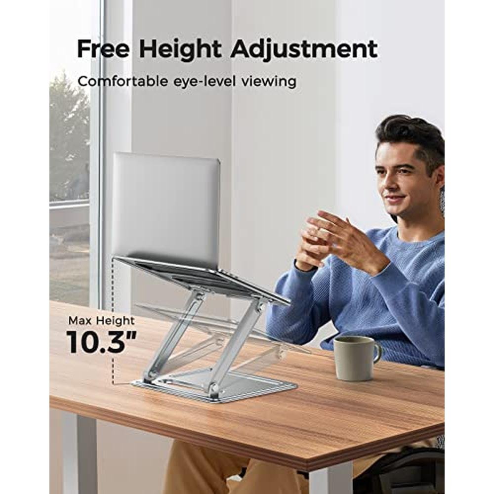 Loryergo Adjustable Laptop Stand – Side View