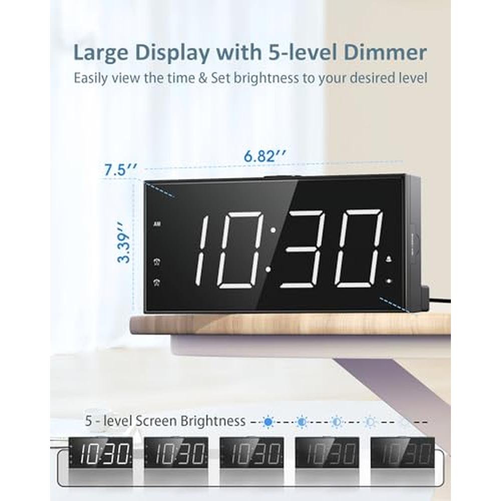 Alarm Clock for Heavy Sleepers – Close-up Detail