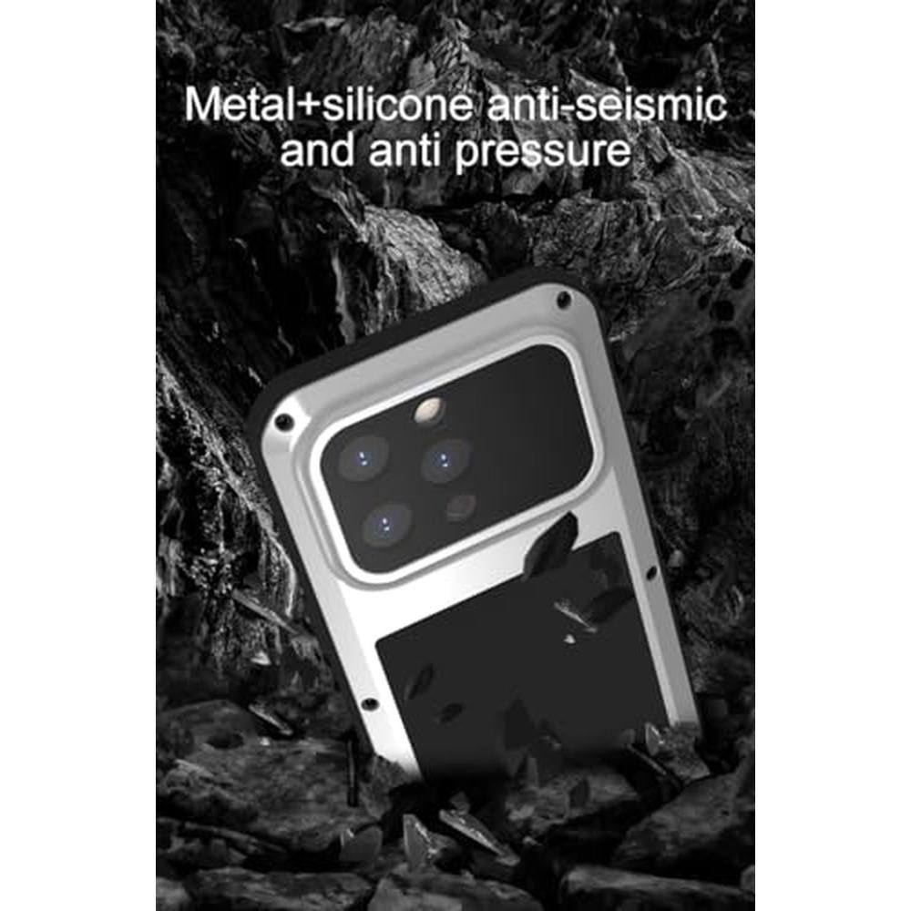 Case iPhone 15 Pro: LOVE MEI Metal Case – Packaging