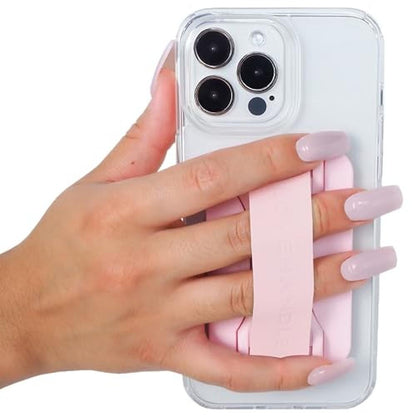 MagSafe LoveHandle PRO: Premium Magnetic Phone Grip & Mount – Side View