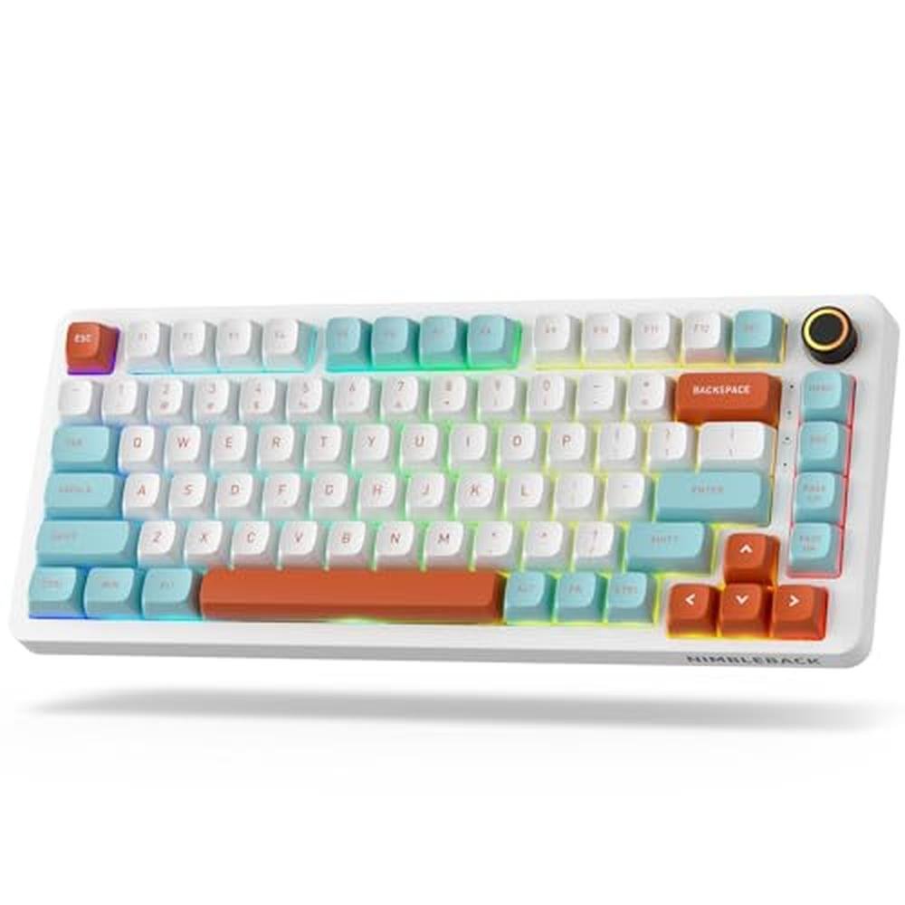 LTC Keyboard: Nimbleback NB832 Wireless 75% Gasket – Front View