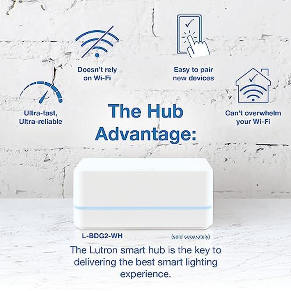 Lutron Diva Smart Dimmer Light Switch for Caseta Lighting – In Use