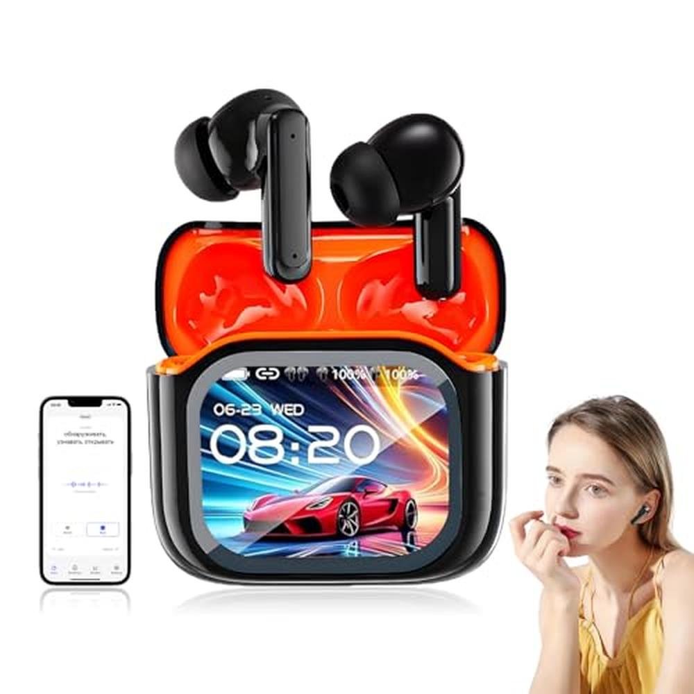 NE20 Earbuds: Lyercw NE20 Translation Earbuds – Front View