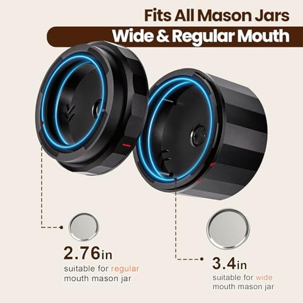 Vacuum Mason Jar Sealer: M11 Electric Mason Jar Vacuum – Close-up Detail
