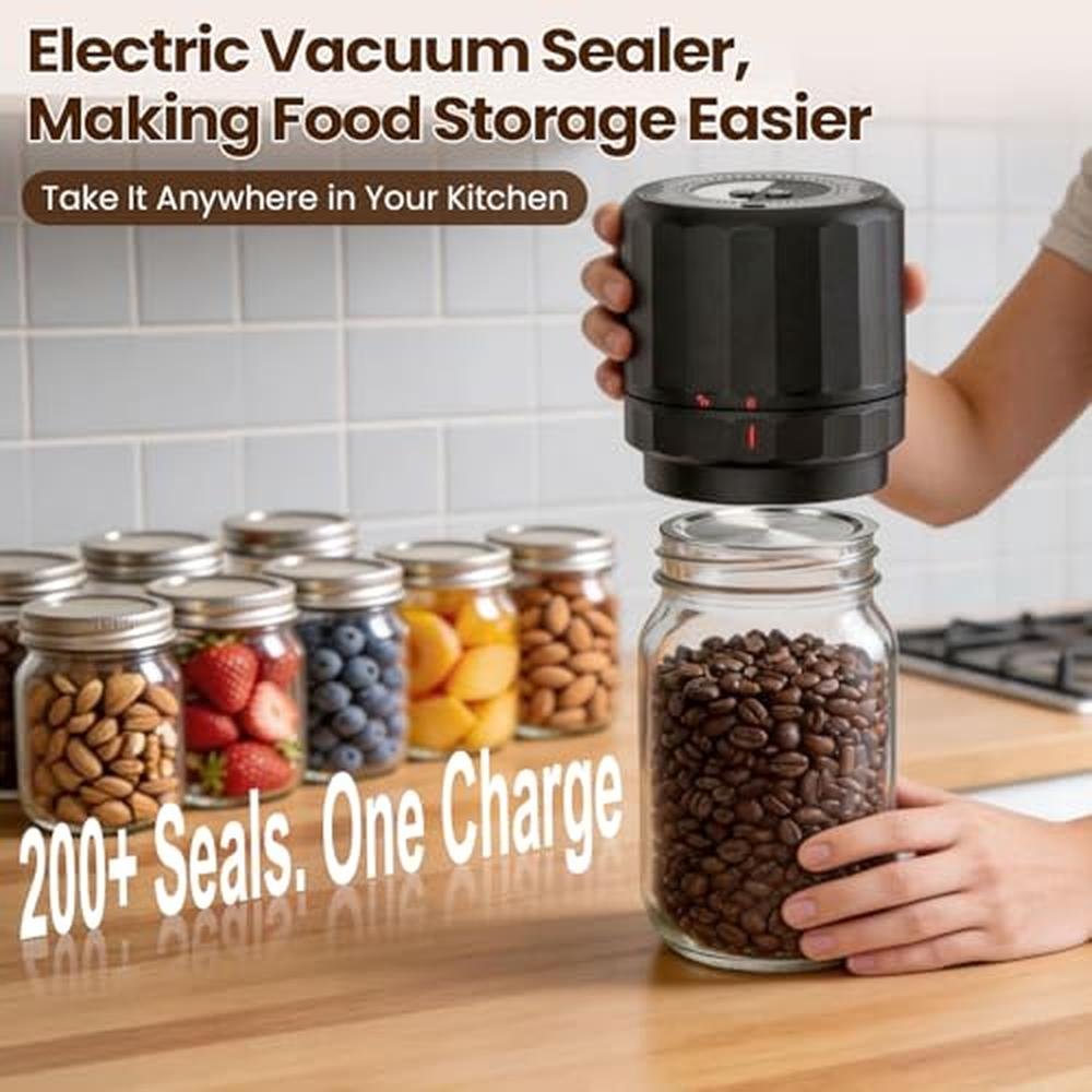 Vacuum Mason Jar Sealer: M11 Electric Mason Jar Vacuum – Packaging