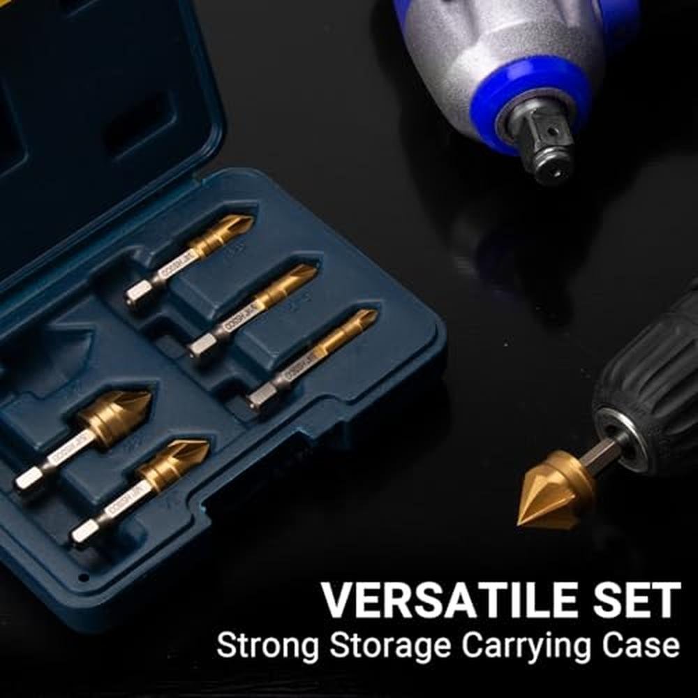 Countersink Drill: MABLEVI 6 Pieces M35 Cobalt HSS – Packaging