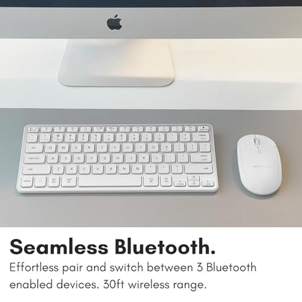 Wireless Bluetooth Keyboard for Mac – Side View