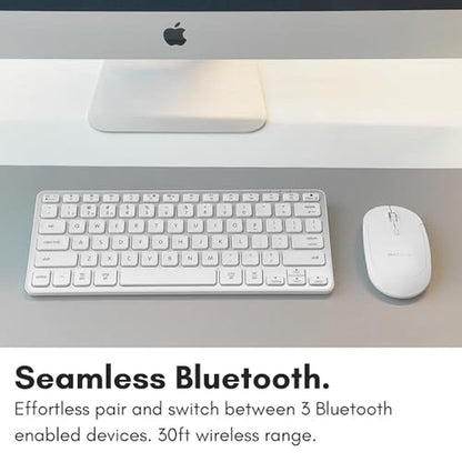 Wireless Bluetooth Keyboard for Mac – Side View