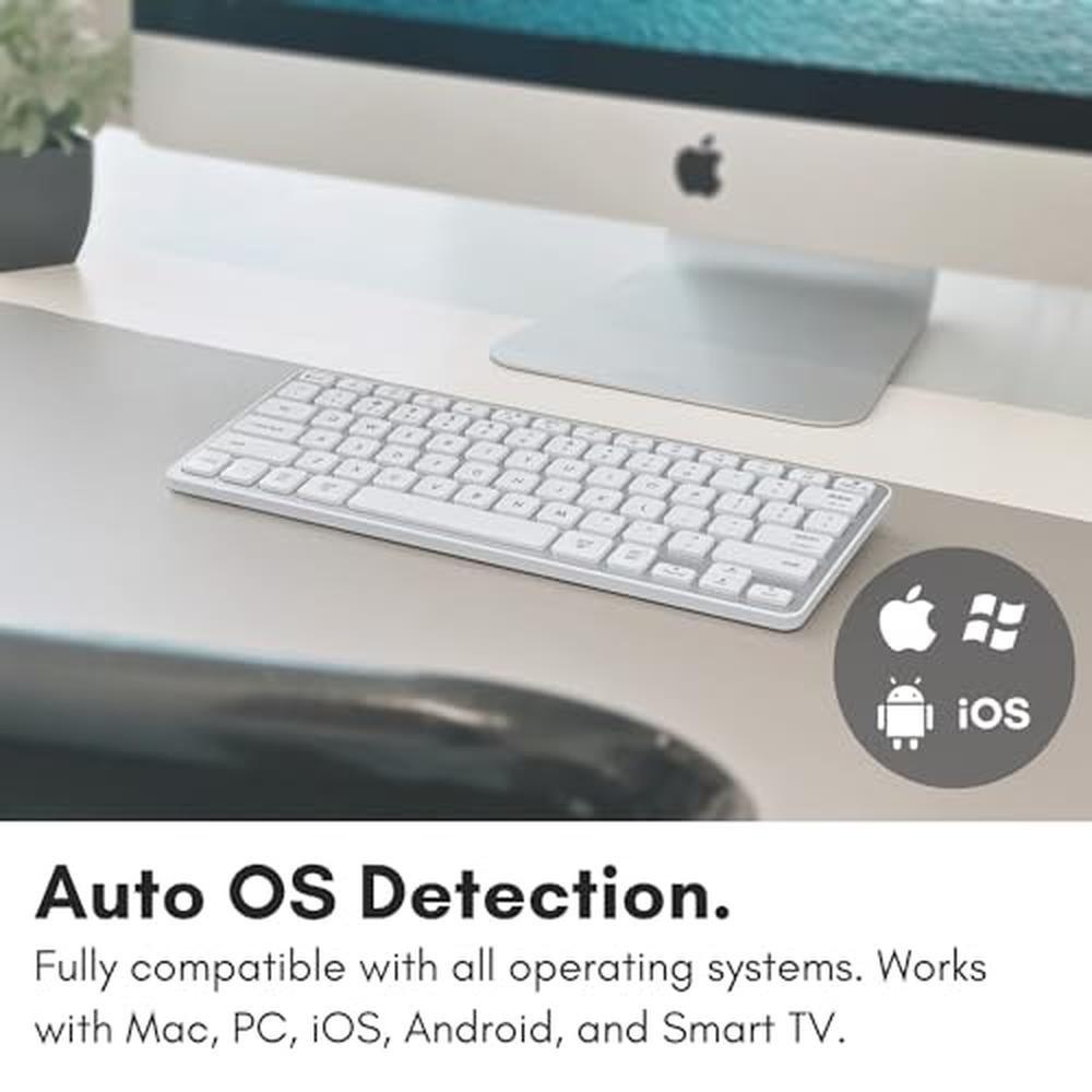 Wireless Bluetooth Keyboard for Mac – Close-up Detail