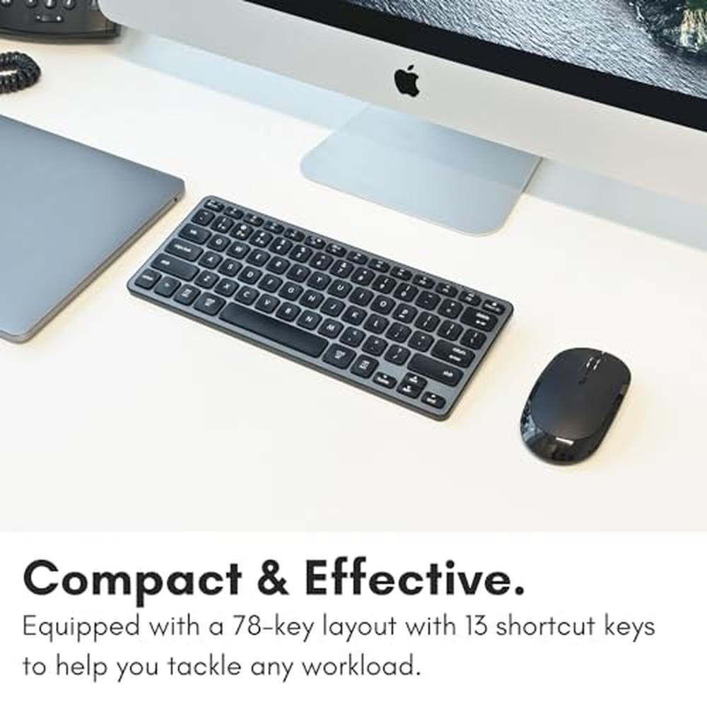 Wireless Bluetooth Keyboard for Mac – In Use