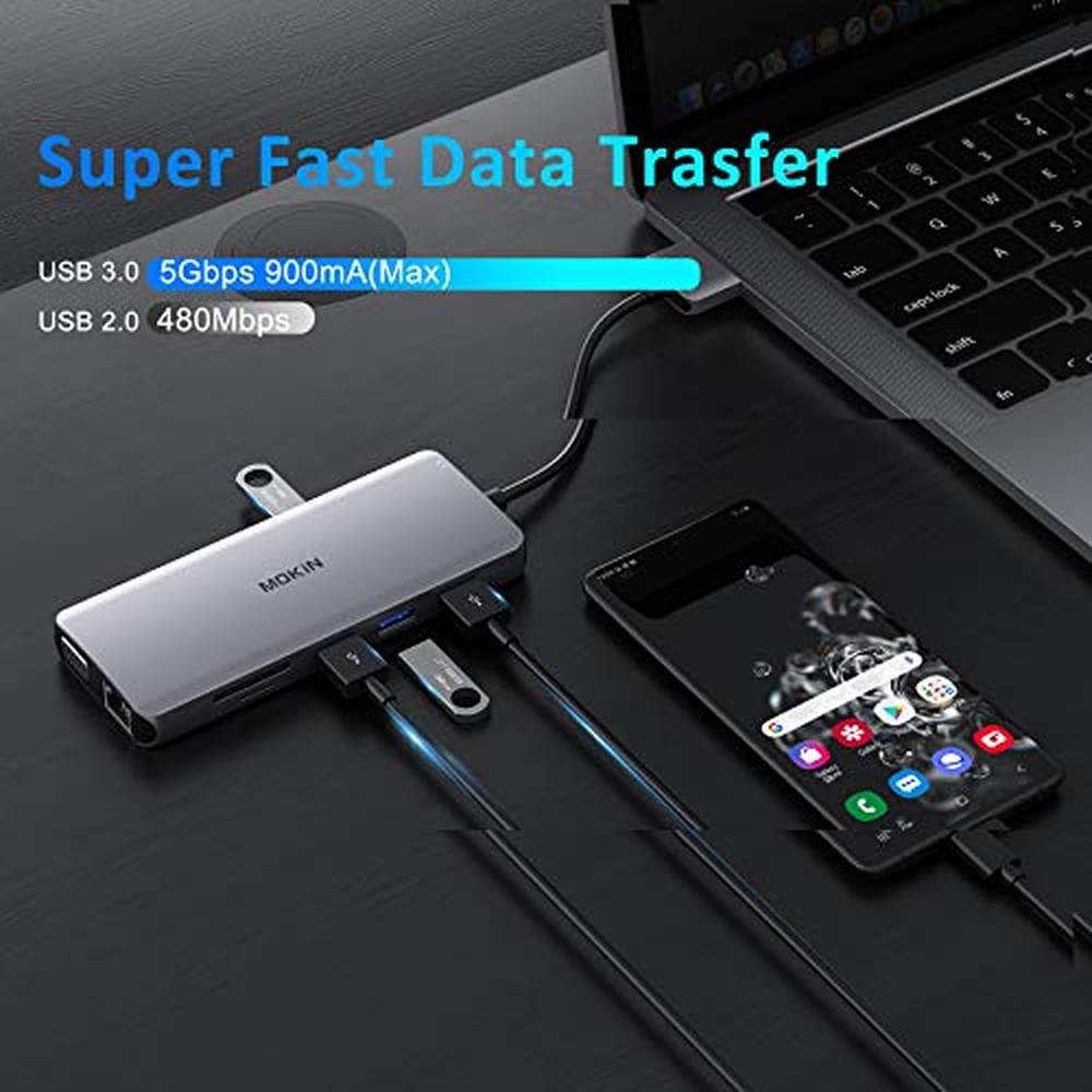 12-in-1 MacBook Pro Docking Station â€œ Dual Monitor USB-C – Packaging