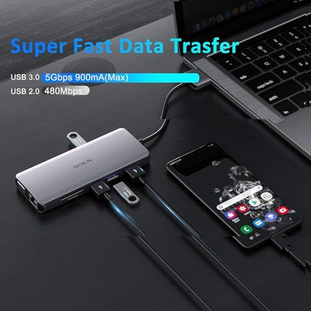 MacBook Dual Monitor Docking Station – Packaging