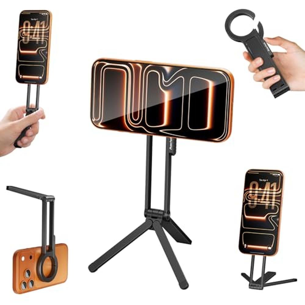 Magnetic Phone: Maectech Magnetic Phone Tripod – Front View