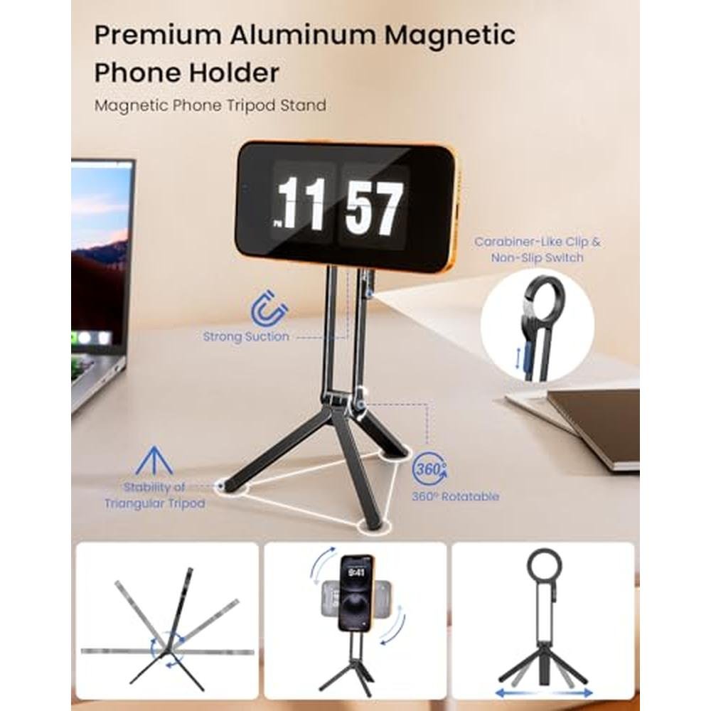 Magnetic Phone: Maectech Magnetic Phone Tripod – In Use