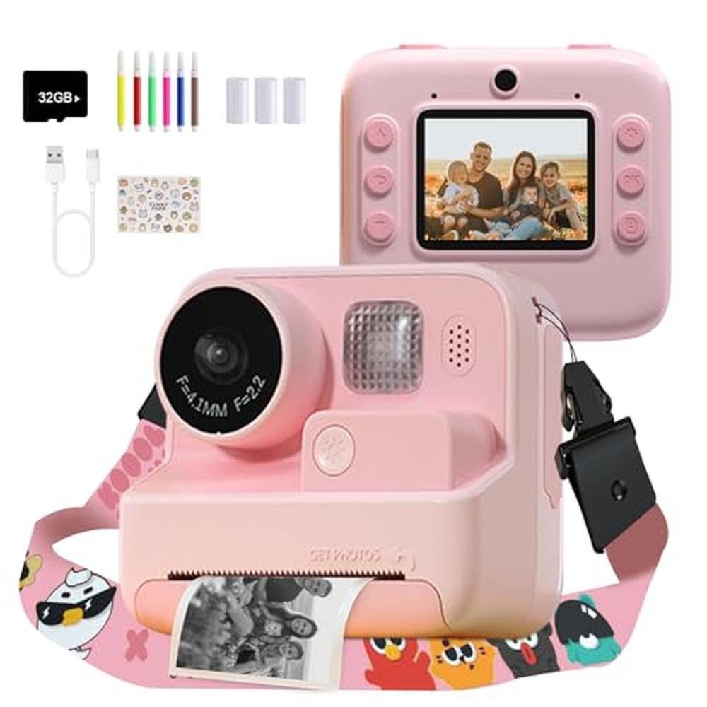 Camera Mafiti: Mafiti Kids Camera Instant Print 48MP – Front View