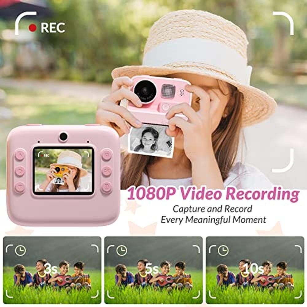 Camera Mafiti: Mafiti Kids Camera Instant Print 48MP – In Use