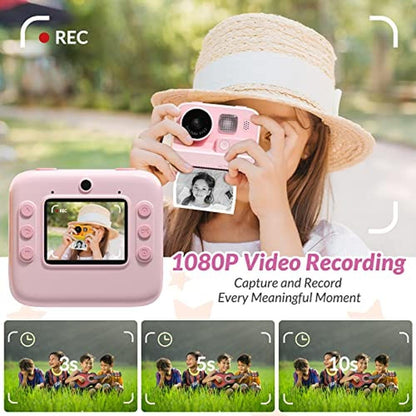 Camera Mafiti: Mafiti Kids Camera Instant Print 48MP – In Use