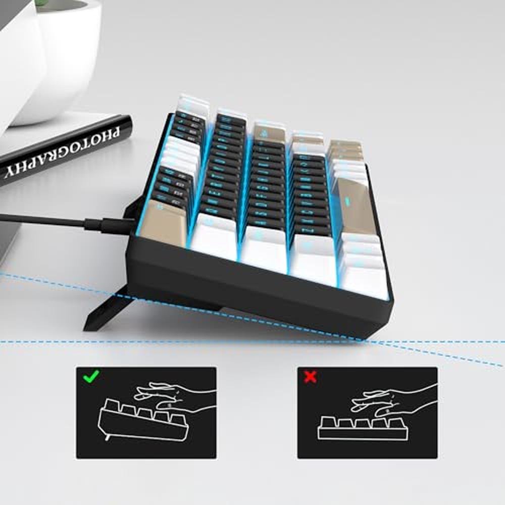 Keyboard MageGee: MageGee MK Box 60% Mechanical Gaming – In Use