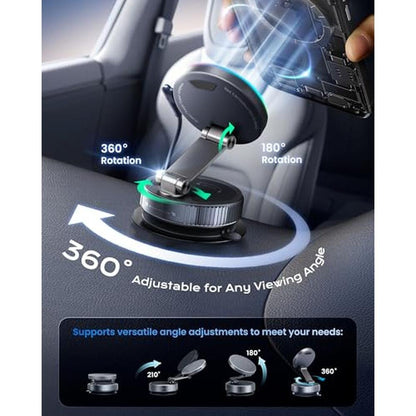 Magnetic Phone Charging Holder Mount for Car – In Use