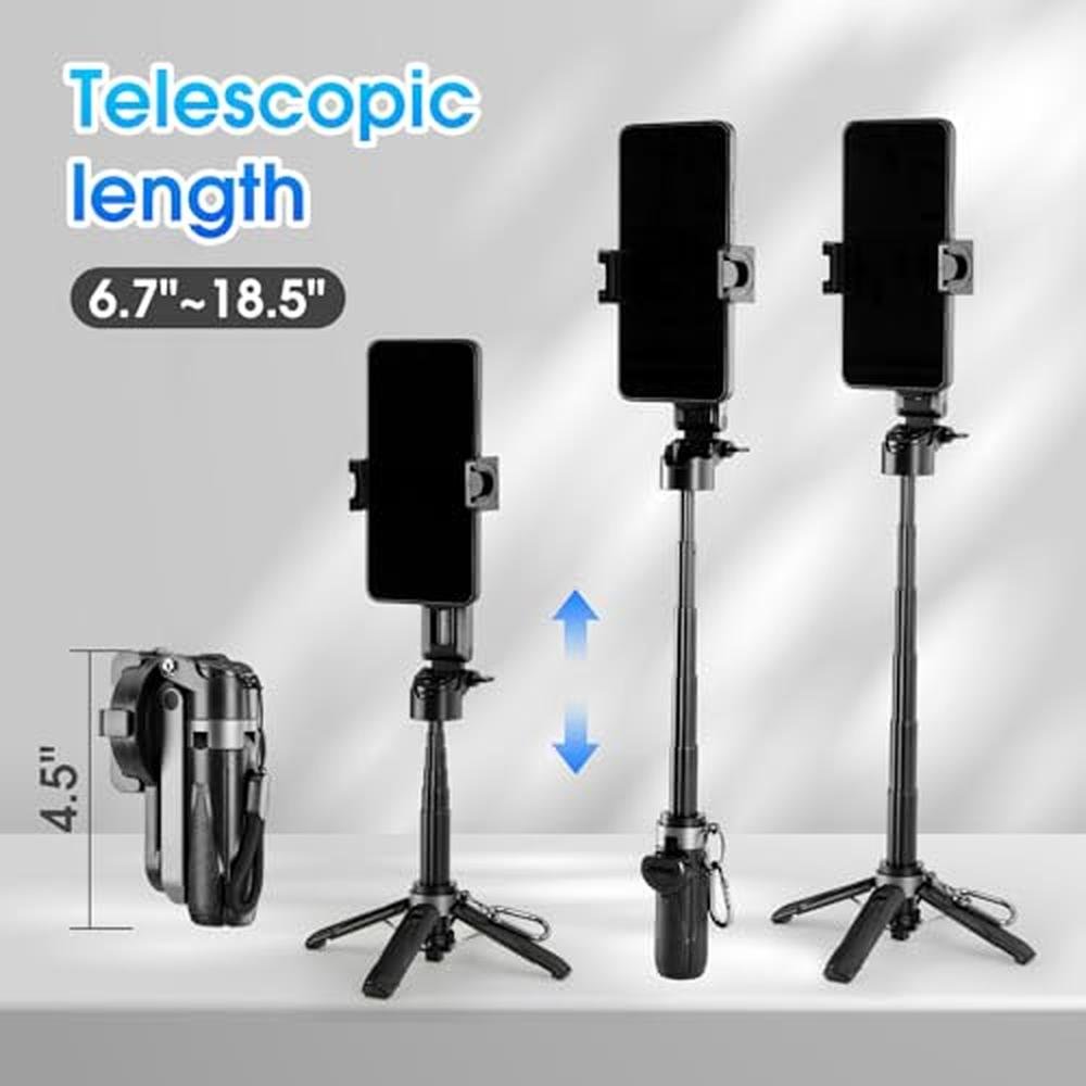 Phone Magnetic Tripod: 2-in-1 Magsafe Stand Clip – Side View