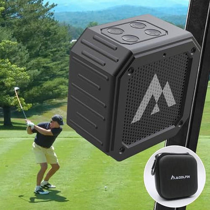 Golf Cart Speaker: MAGOLFIN IPX7 Magnetic Bluetooth Speaker – Front View