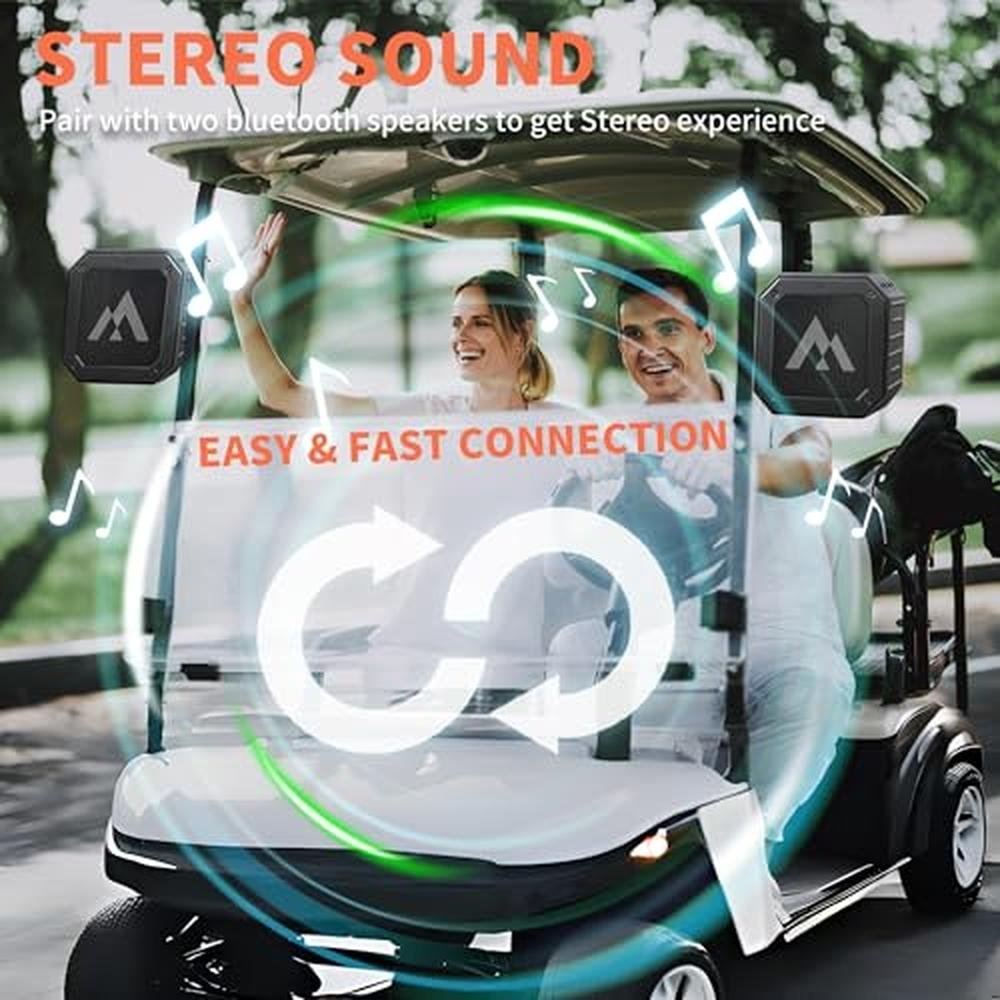 Golf Cart Speaker: MAGOLFIN IPX7 Magnetic Bluetooth Speaker – Packaging