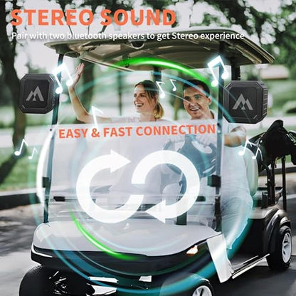 Golf Cart Speaker: MAGOLFIN IPX7 Magnetic Bluetooth Speaker – Packaging