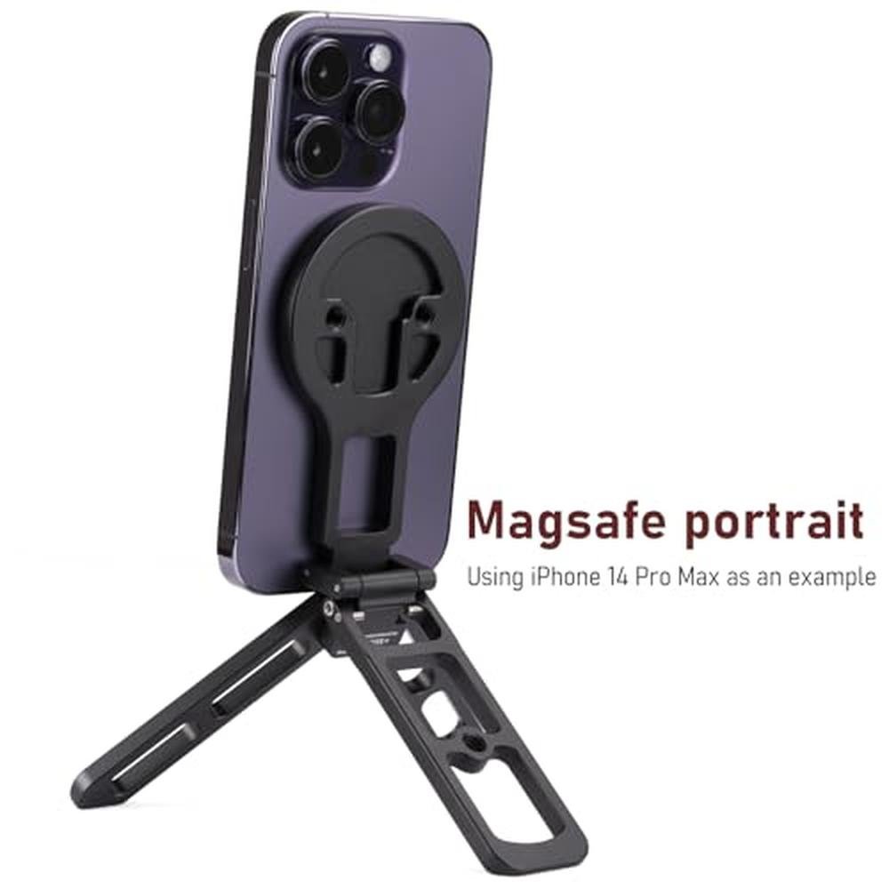 MagSafe Compatible: Premium Pocket-Sized Tripod – Close-up Detail