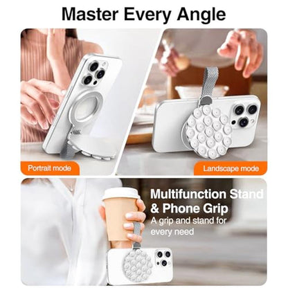 Grip Phone: MagSuction Grip Magnetic Phone Grip Holder for – In Use