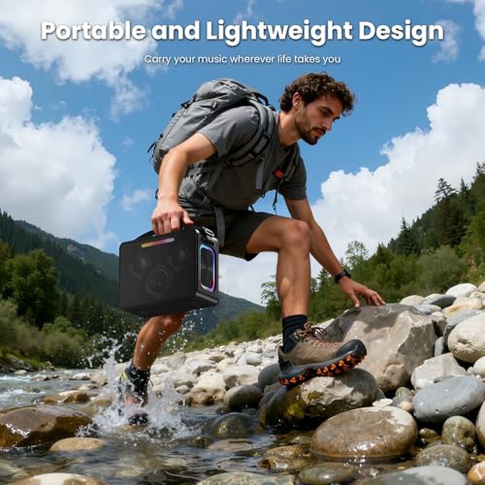 Maidsonic 100W Peak Bluetooth Speaker – Close-up Detail