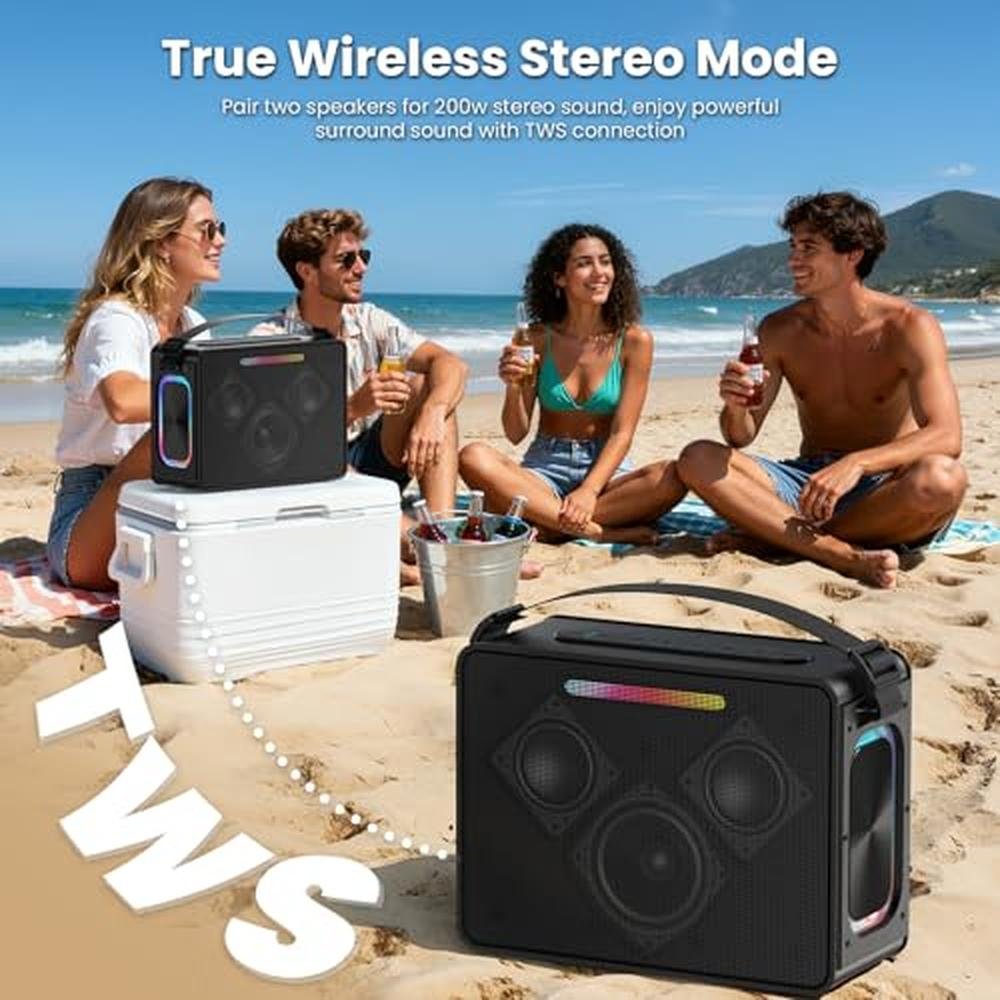 Maidsonic 100W Peak Bluetooth Speaker – Packaging